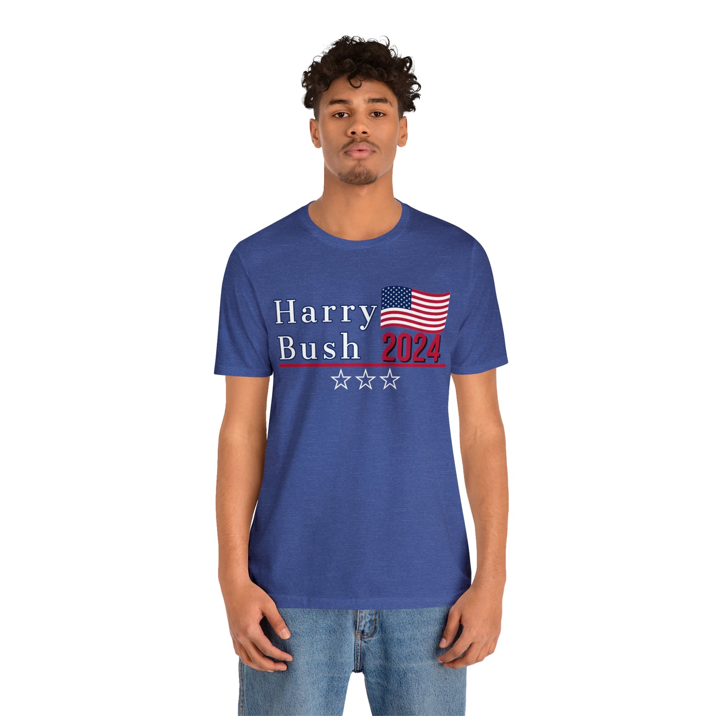 Harry Bush Presidential Pun Unisex Jersey Short Sleeve Tee