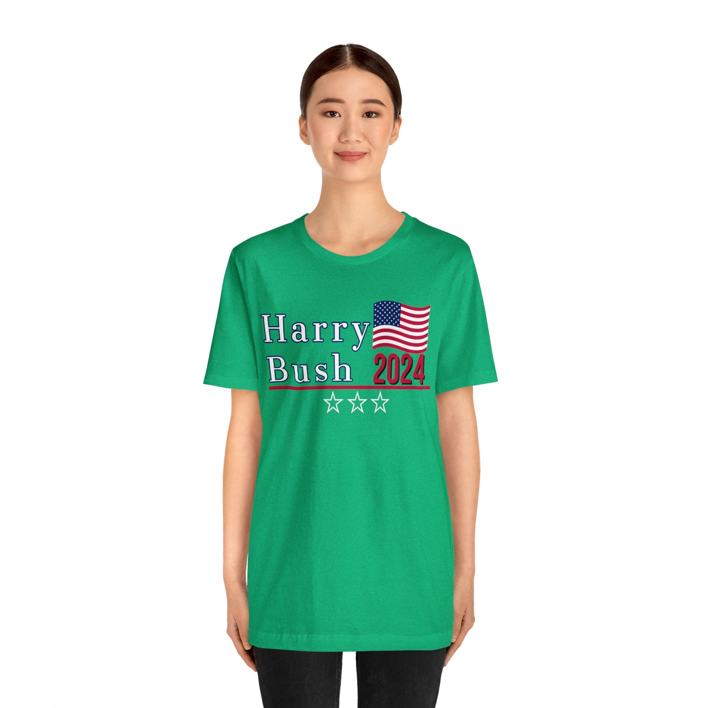 Harry Bush Presidential Pun Unisex Jersey Short Sleeve Tee