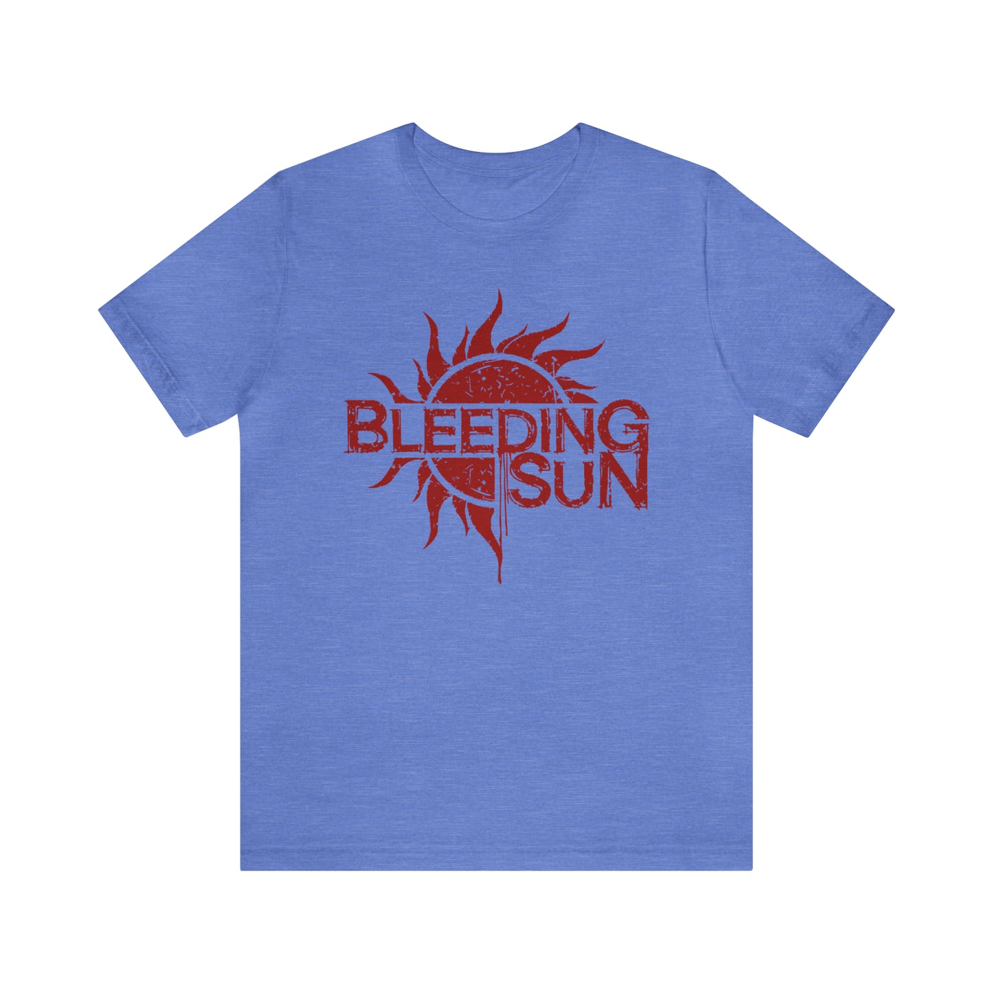 Bleeding Sun Red Logo Unisex Jersey Short Sleeve Tee