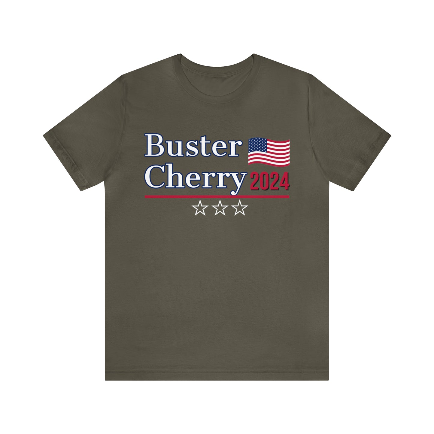 Buster Cherry Presidential Pun Unisex Jersey Short Sleeve Tee