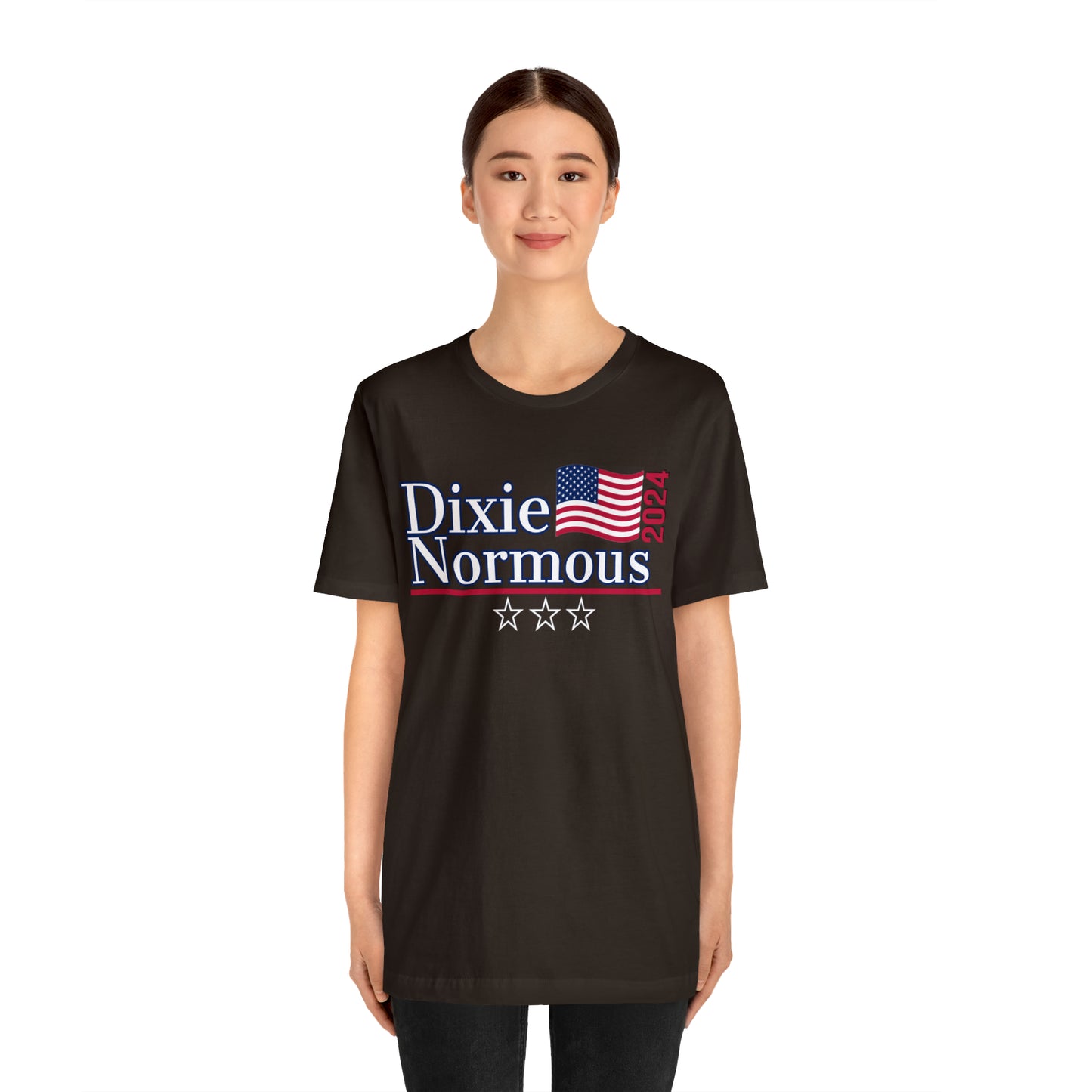 Dixie Normous Presidential Pun Unisex Jersey Short Sleeve Tee