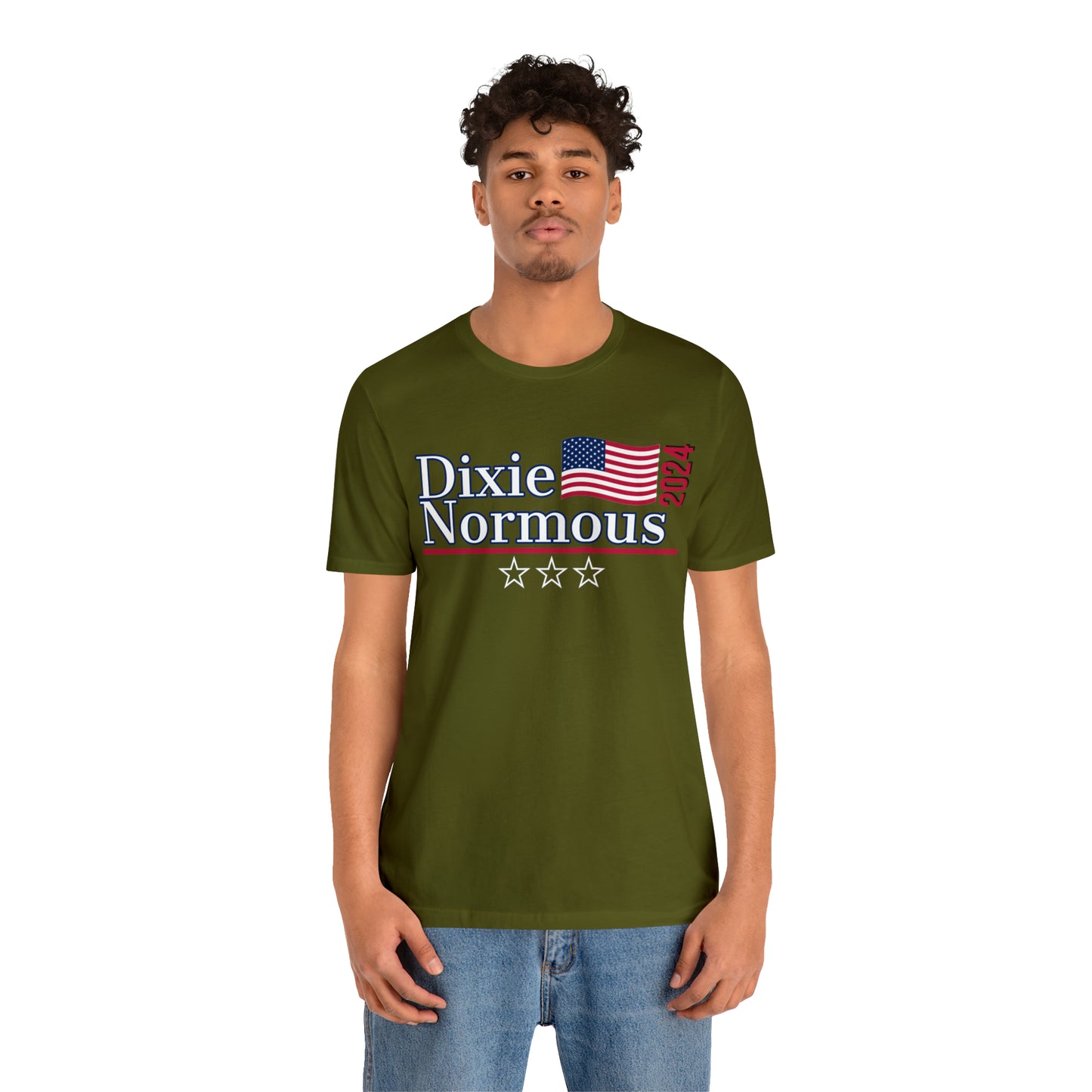 Dixie Normous Presidential Pun Unisex Jersey Short Sleeve Tee