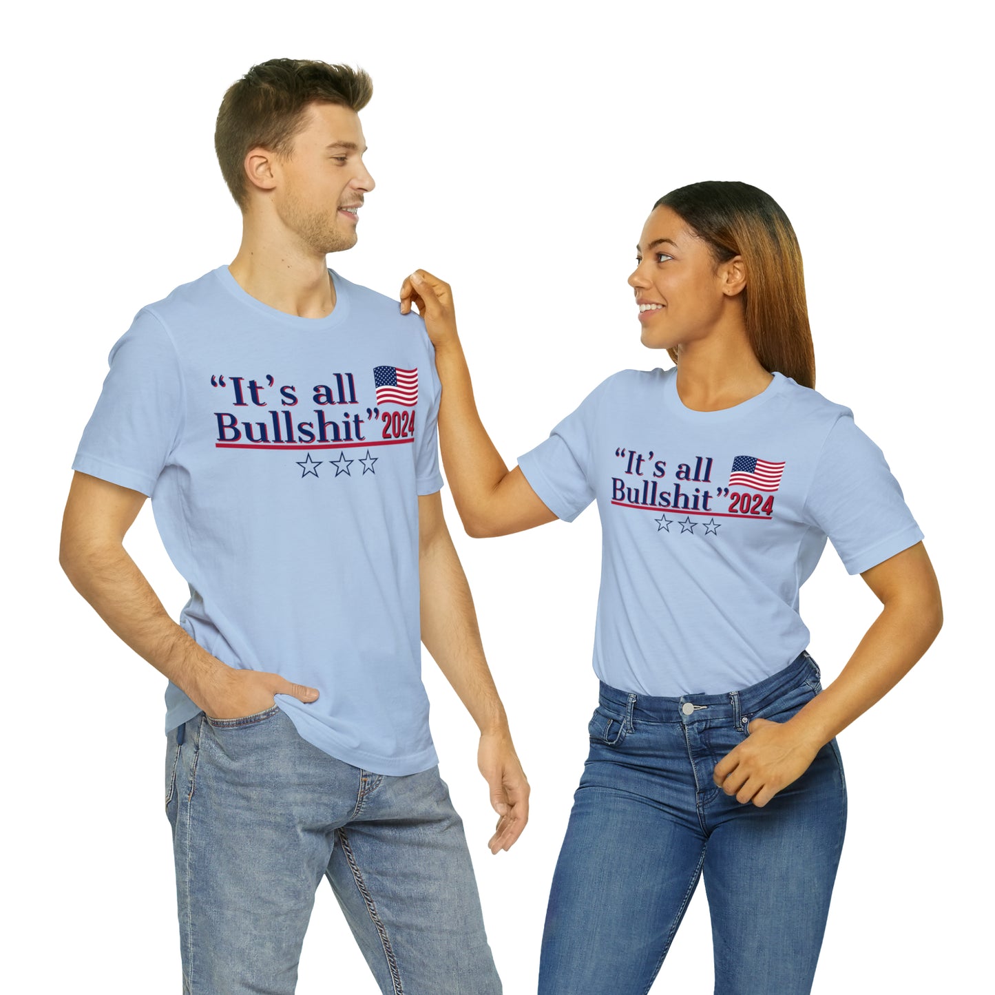 It’s All BS Presidential Pun Unisex Jersey Short Sleeve Tee