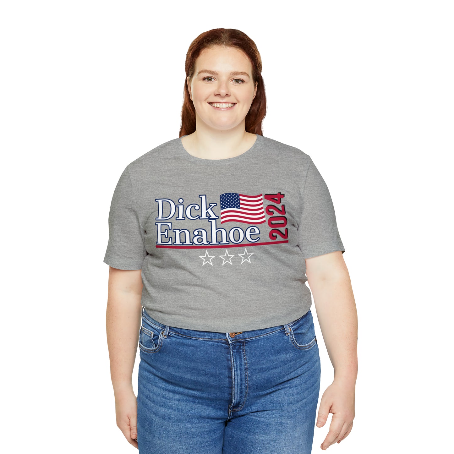 Dick Enahoe Presidential Pun Unisex Jersey Short Sleeve Tee