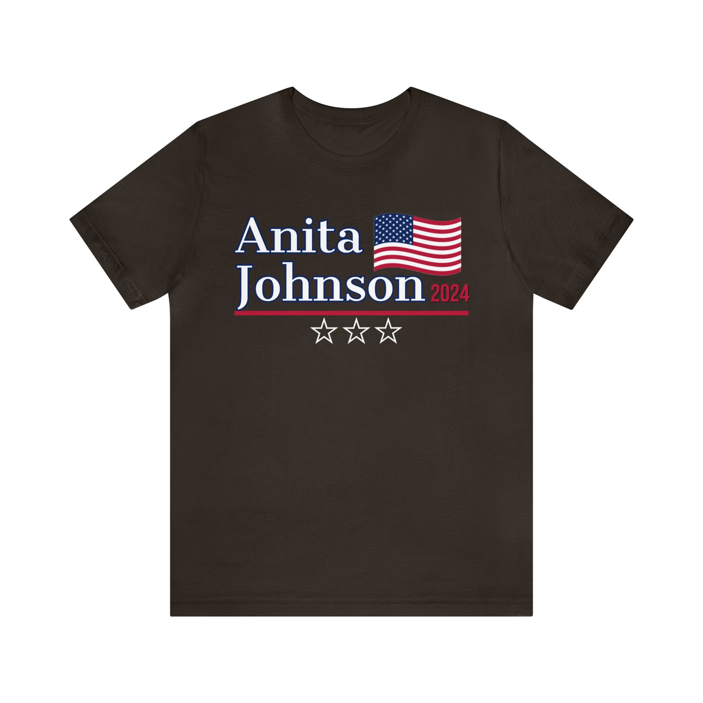 Anita Johnson Presidential Pun Unisex Jersey Short Sleeve Tee