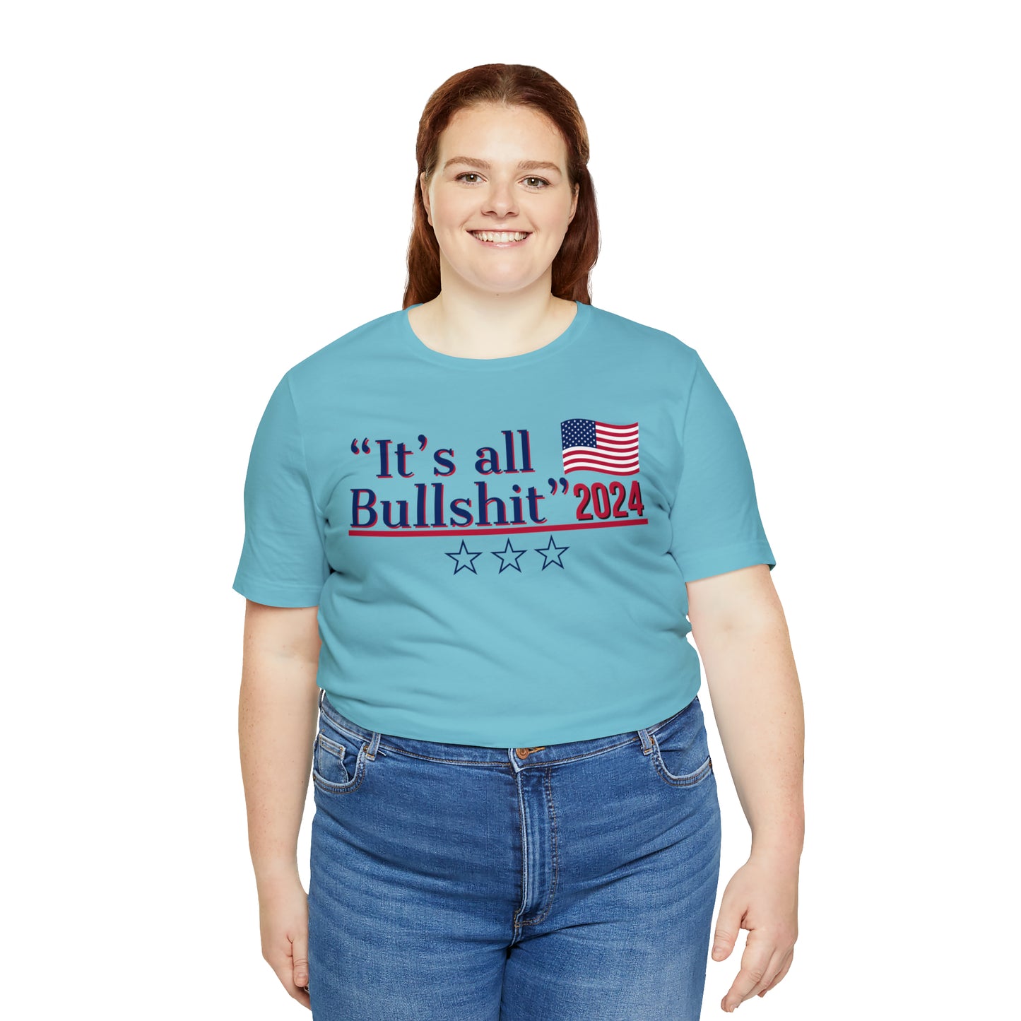 It’s All BS Presidential Pun Unisex Jersey Short Sleeve Tee