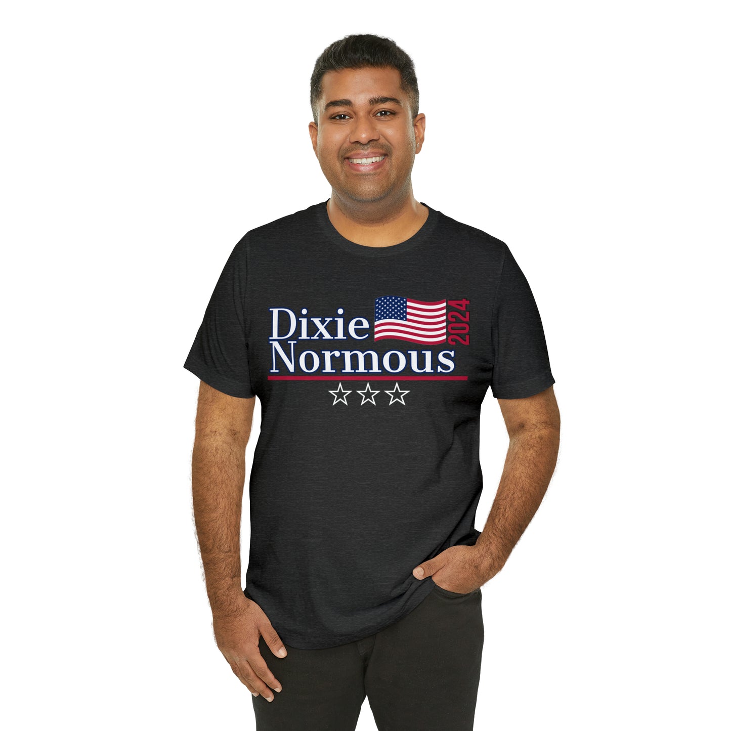 Dixie Normous Presidential Pun Unisex Jersey Short Sleeve Tee