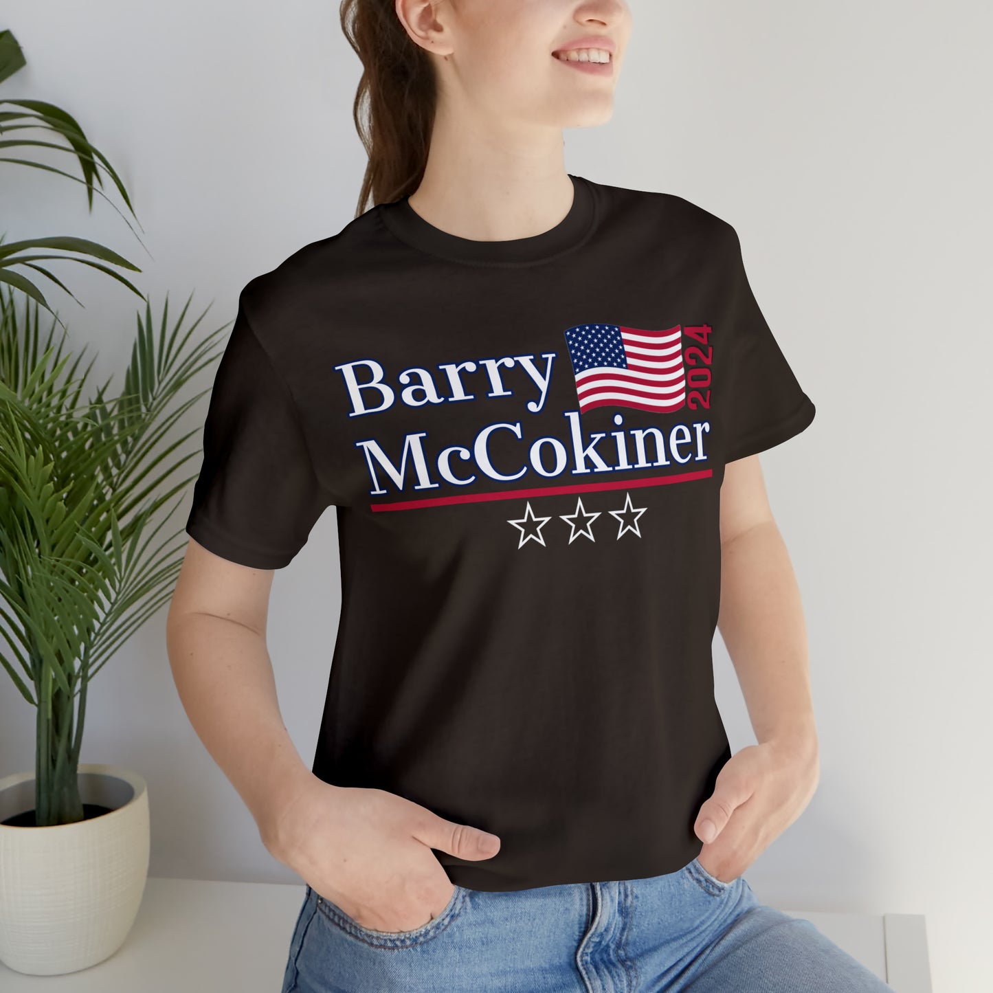 Barry Presidential Pun Unisex Jersey Short Sleeve Tee