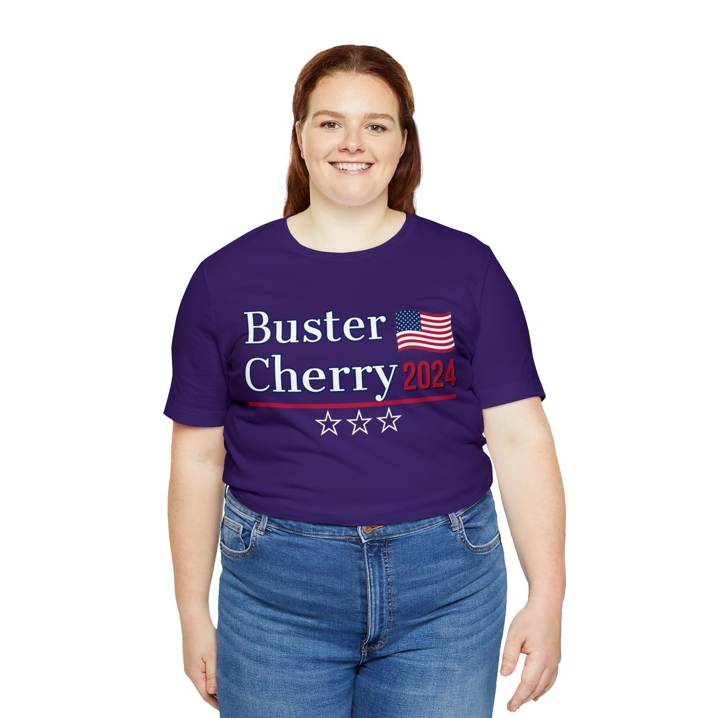 Buster Cherry Presidential Pun Unisex Jersey Short Sleeve Tee