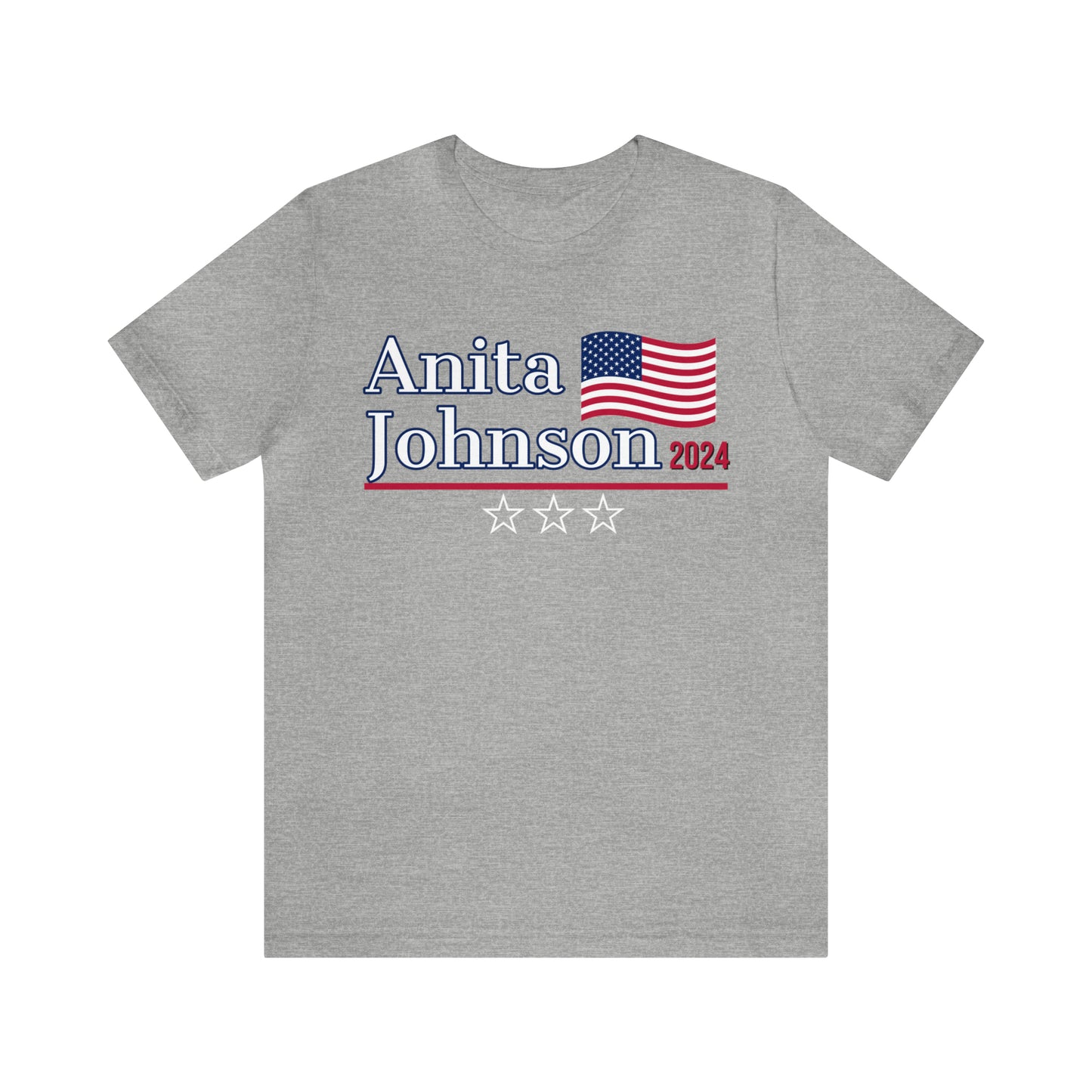 Anita Johnson Presidential Pun Unisex Jersey Short Sleeve Tee