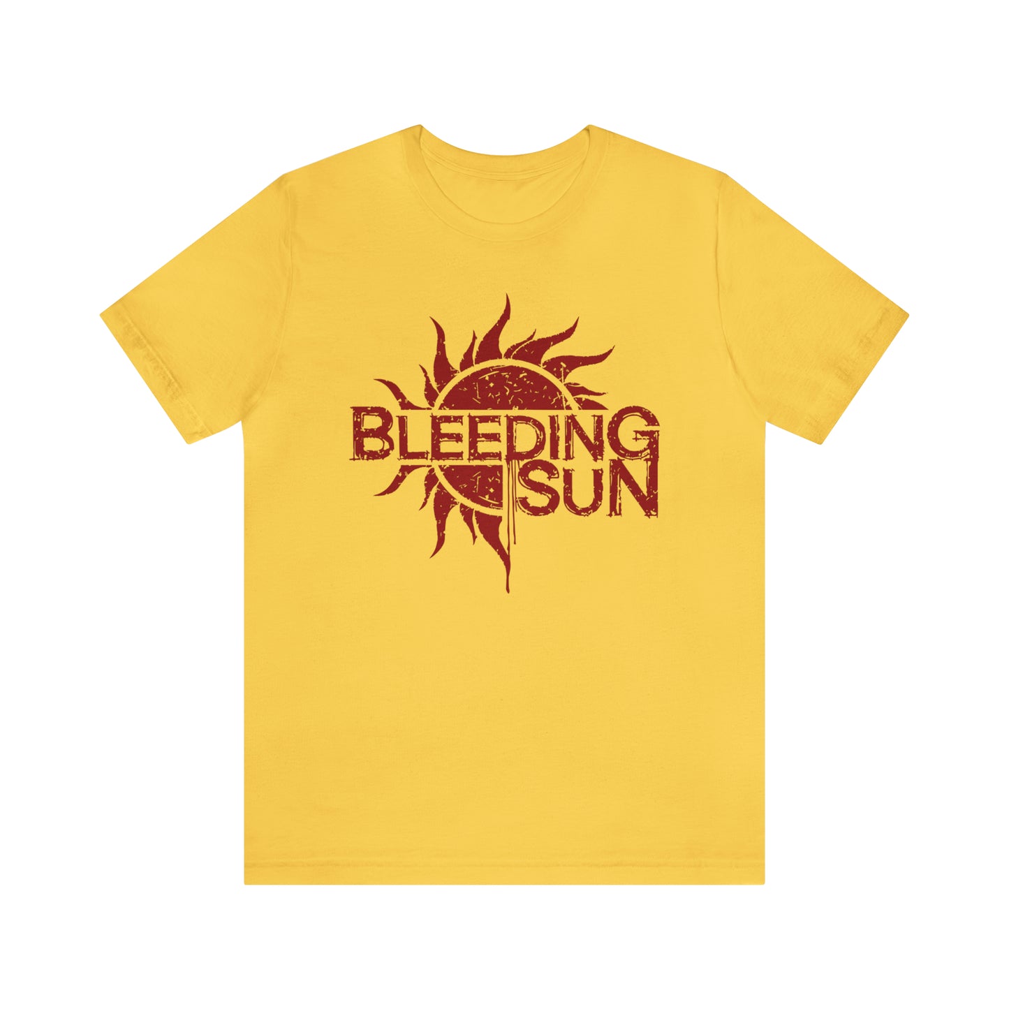 Bleeding Sun Red Logo Unisex Jersey Short Sleeve Tee