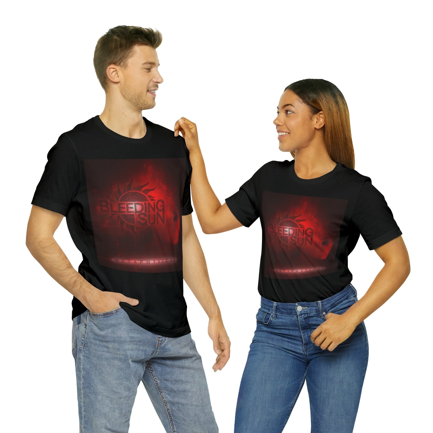 Bleeding Sun Metaphysical Album Unisex Jersey Short Sleeve Tee