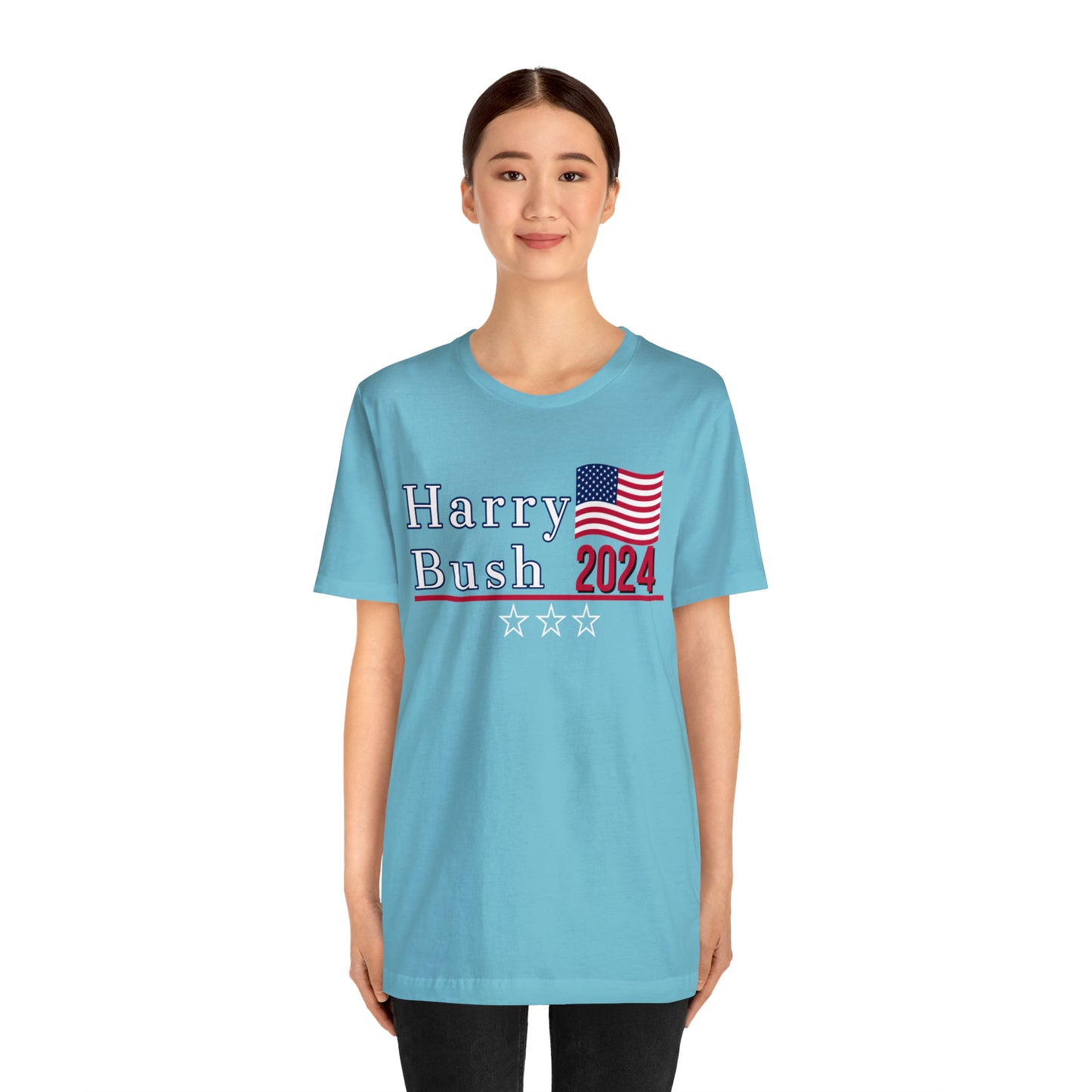 Harry Bush Presidential Pun Unisex Jersey Short Sleeve Tee