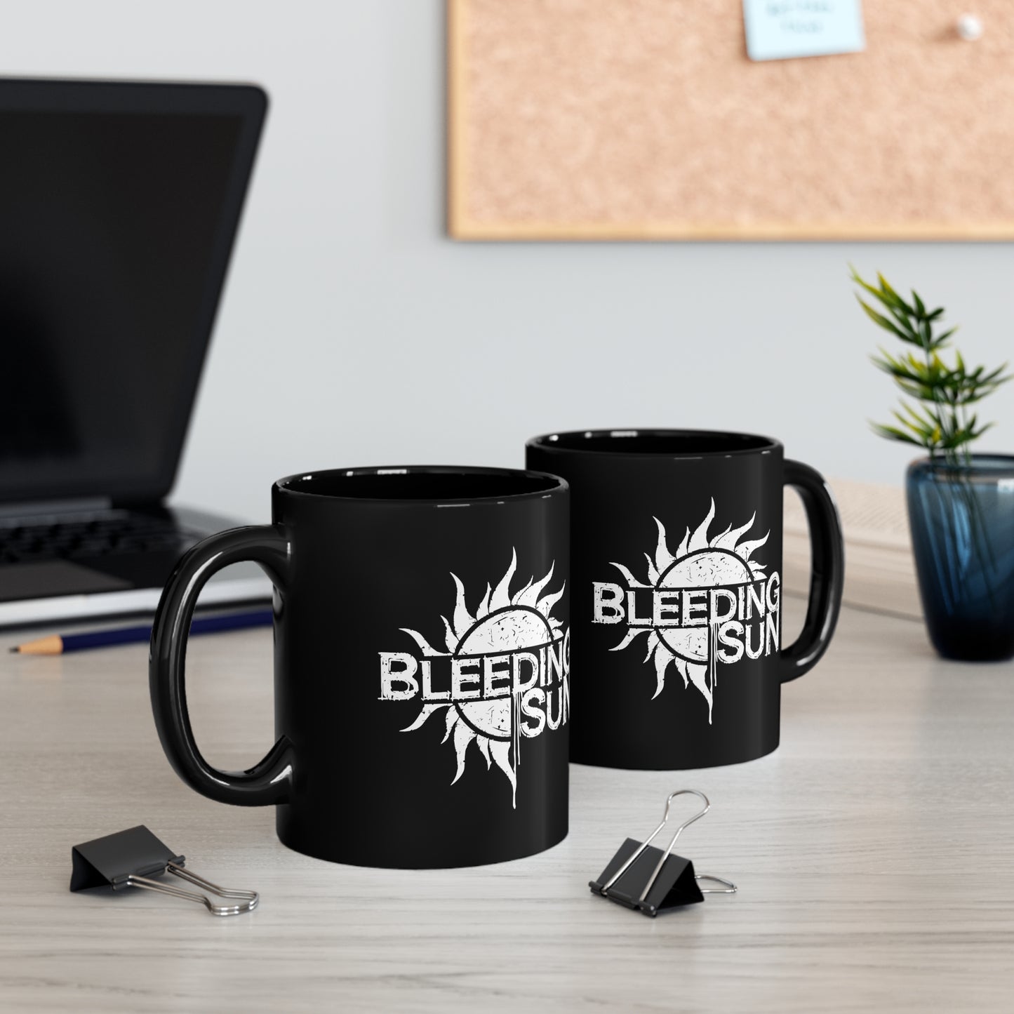 Bleeding Sun 11oz Black Mug