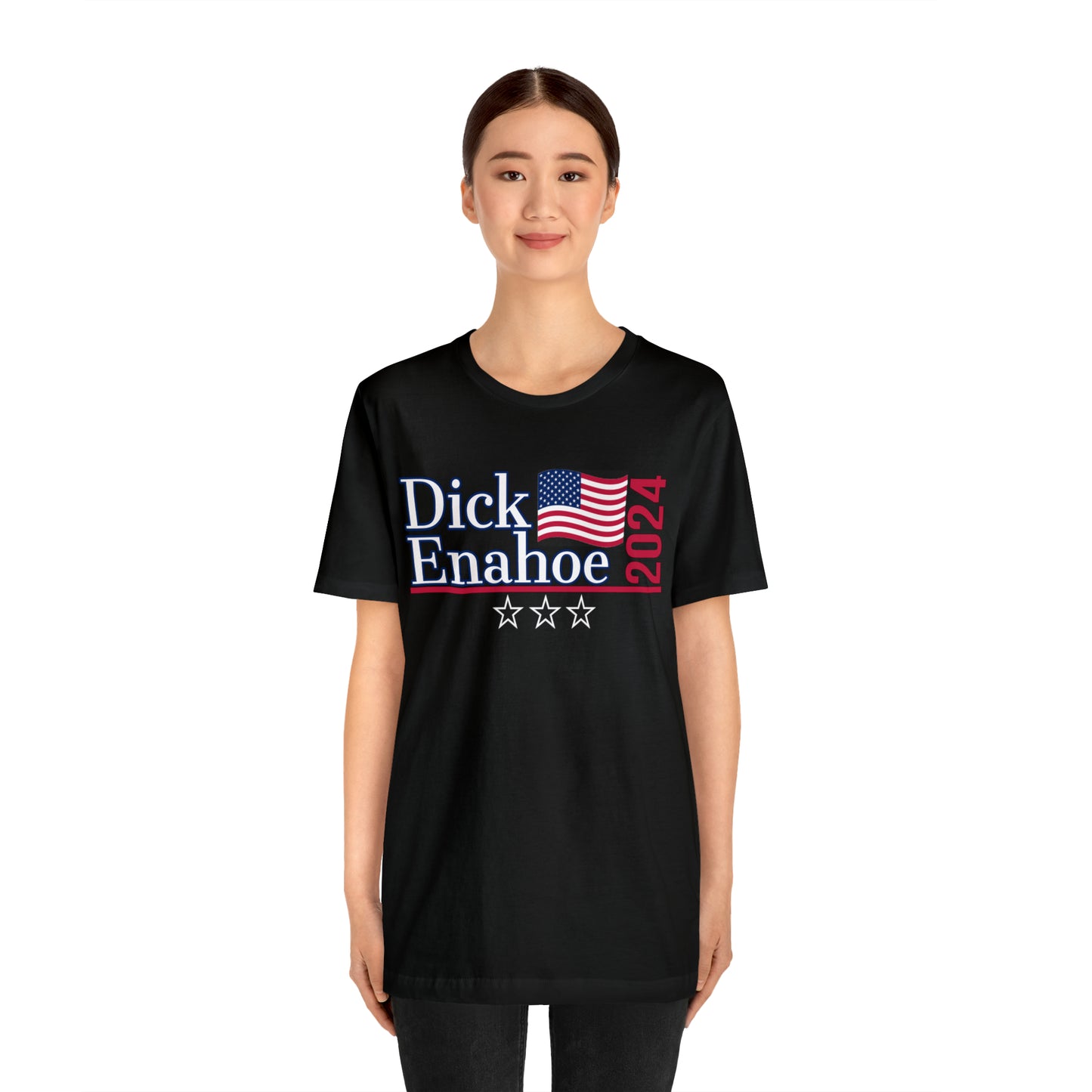 Dick Enahoe Presidential Pun Unisex Jersey Short Sleeve Tee