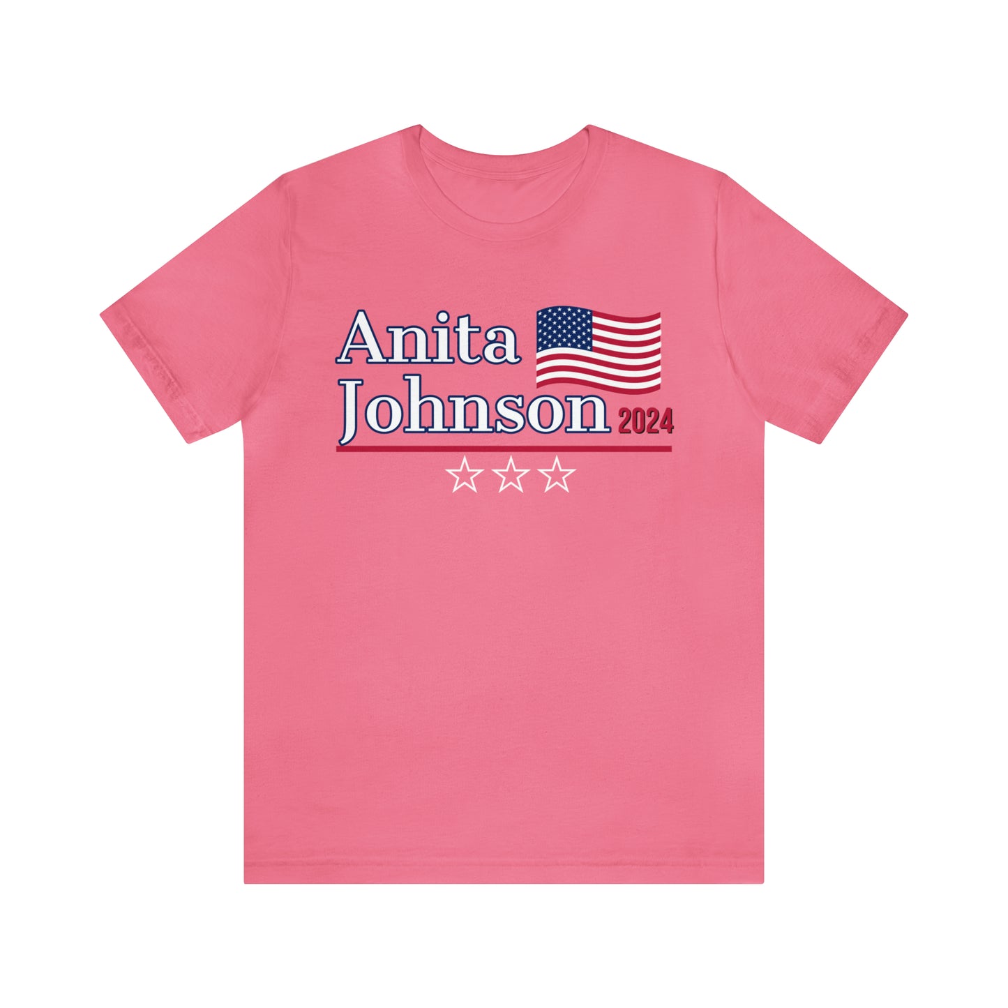 Anita Johnson Presidential Pun Unisex Jersey Short Sleeve Tee