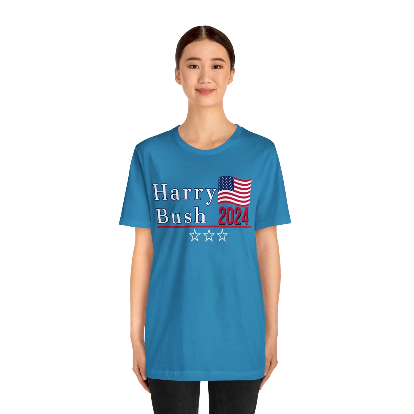 Harry Bush Presidential Pun Unisex Jersey Short Sleeve Tee