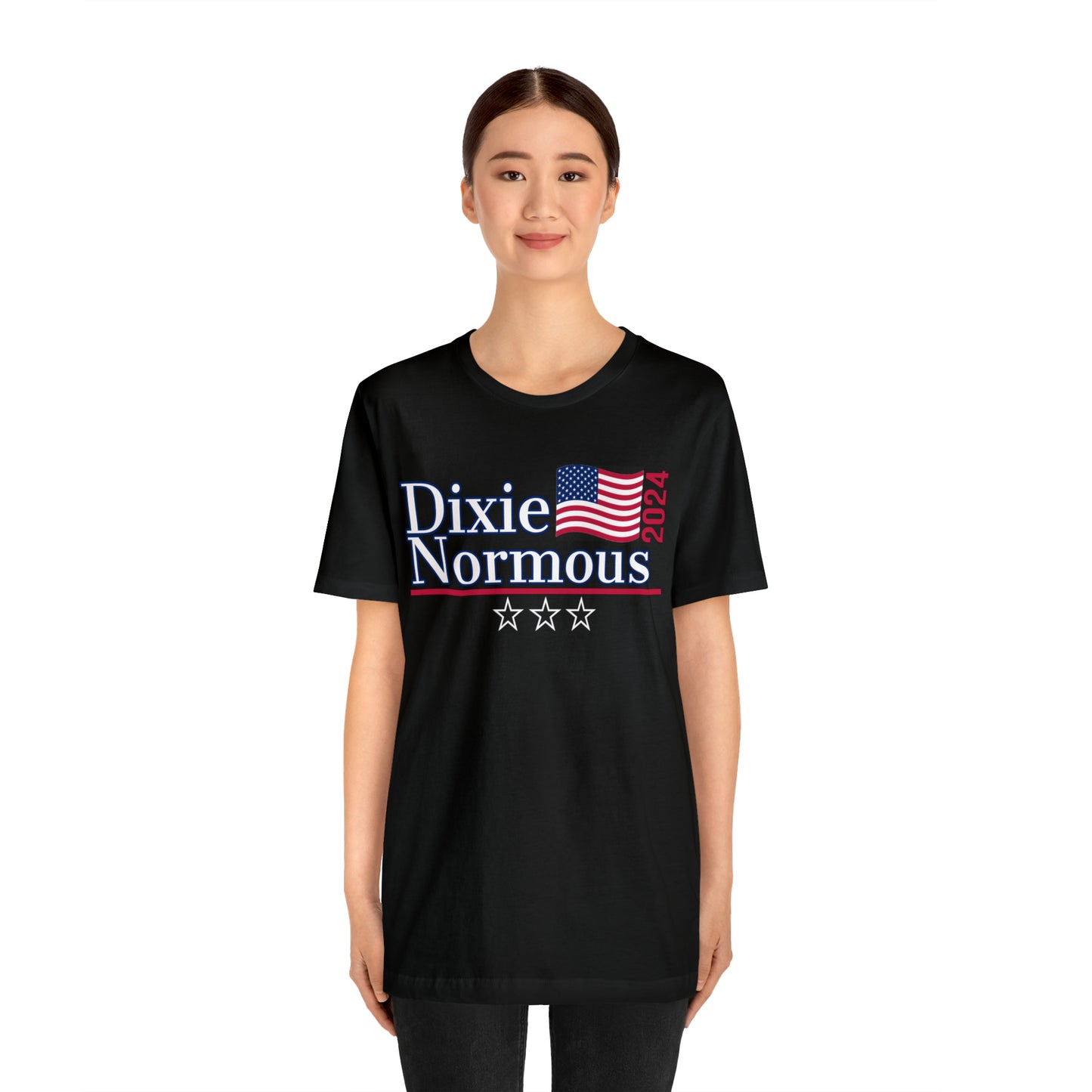 Dixie Normous Presidential Pun Unisex Jersey Short Sleeve Tee