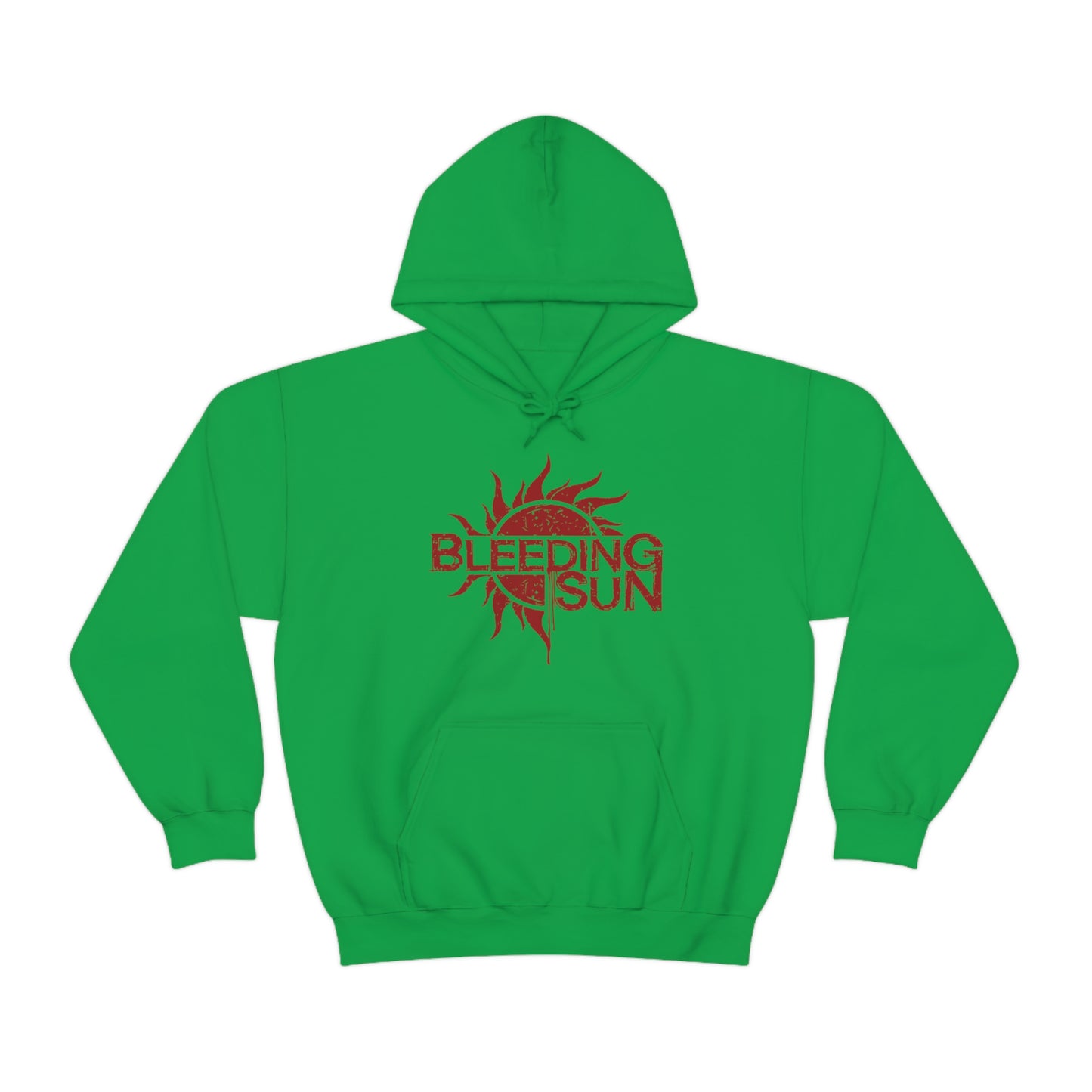 Bleeding Sun Red Logo Unisex Heavy Blend™ Hooded Sweatshirt