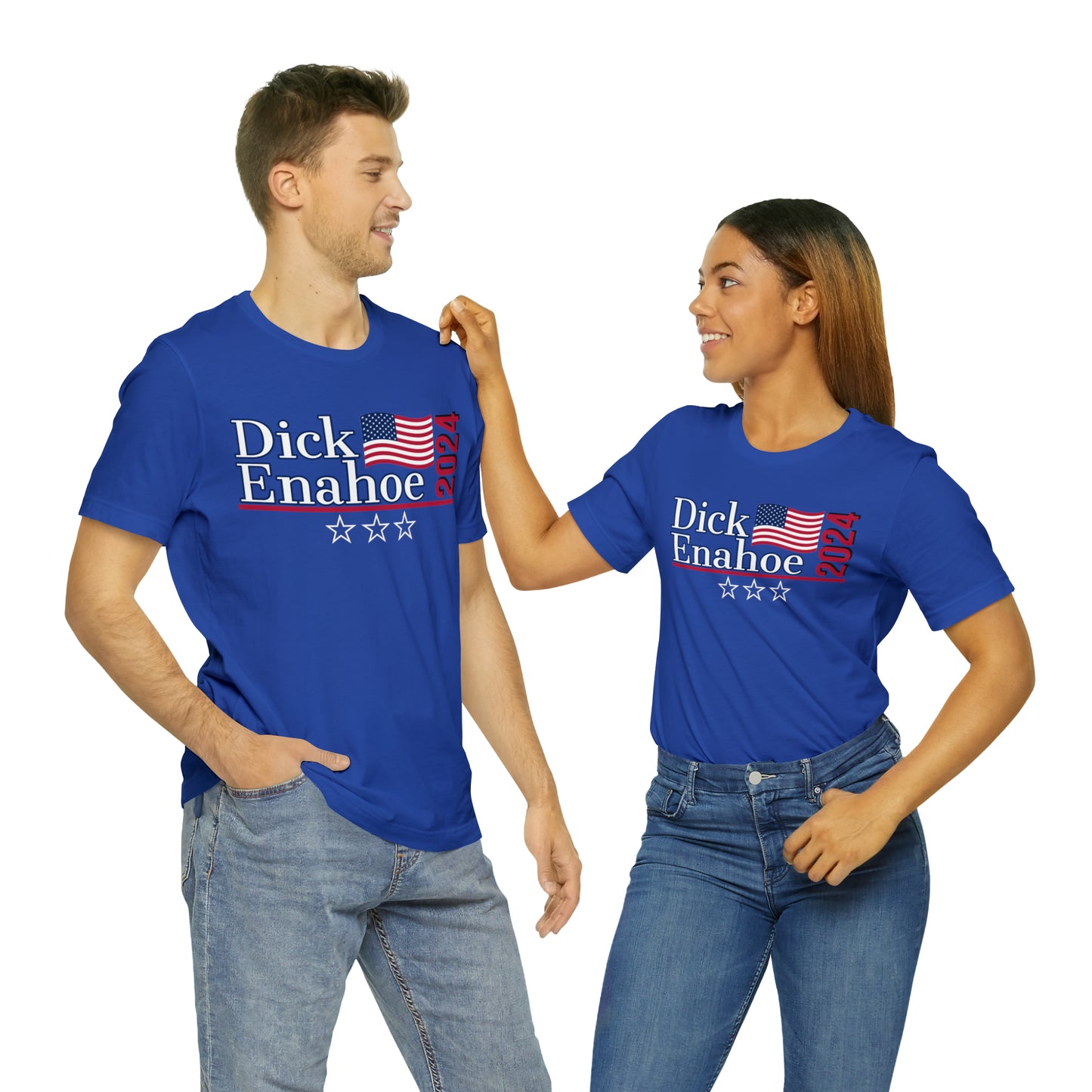 Dick Enahoe Presidential Pun Unisex Jersey Short Sleeve Tee