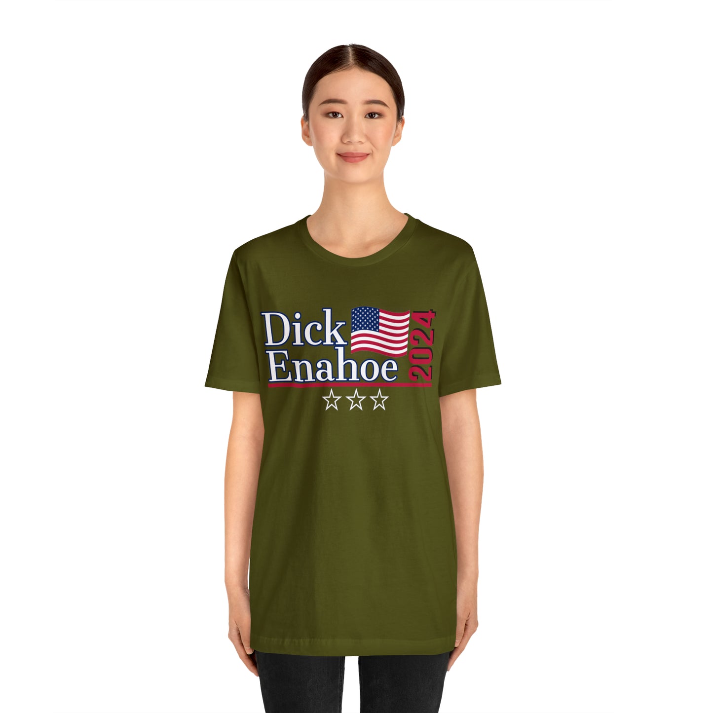 Dick Enahoe Presidential Pun Unisex Jersey Short Sleeve Tee