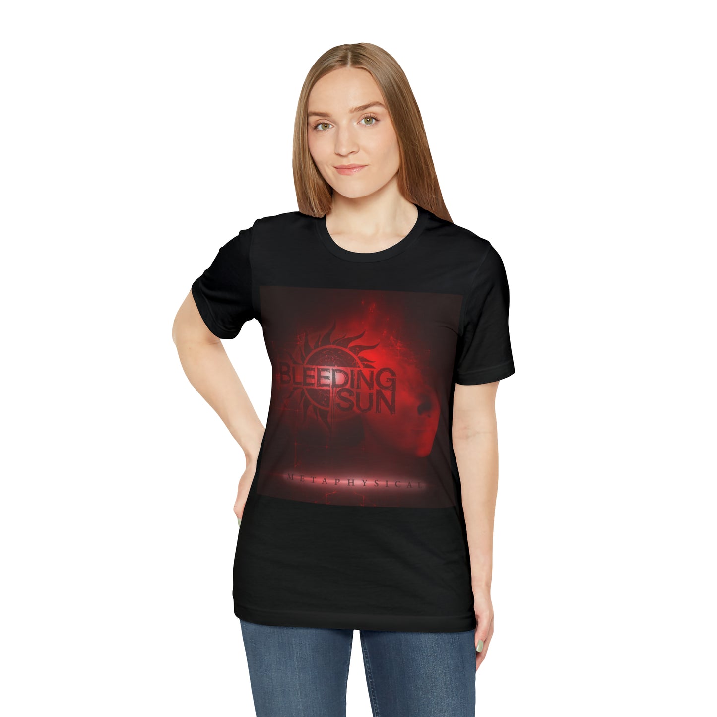 Bleeding Sun Metaphysical Album Unisex Jersey Short Sleeve Tee