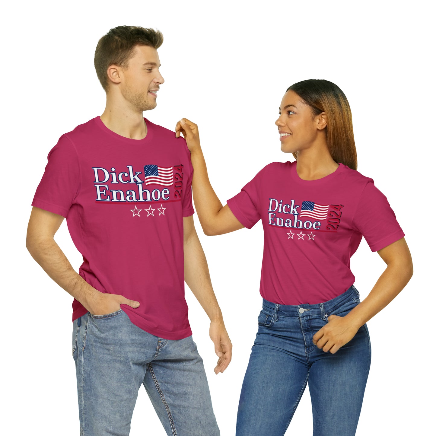 Dick Enahoe Presidential Pun Unisex Jersey Short Sleeve Tee