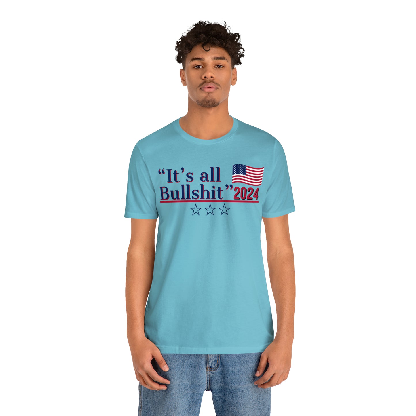 It’s All BS Presidential Pun Unisex Jersey Short Sleeve Tee