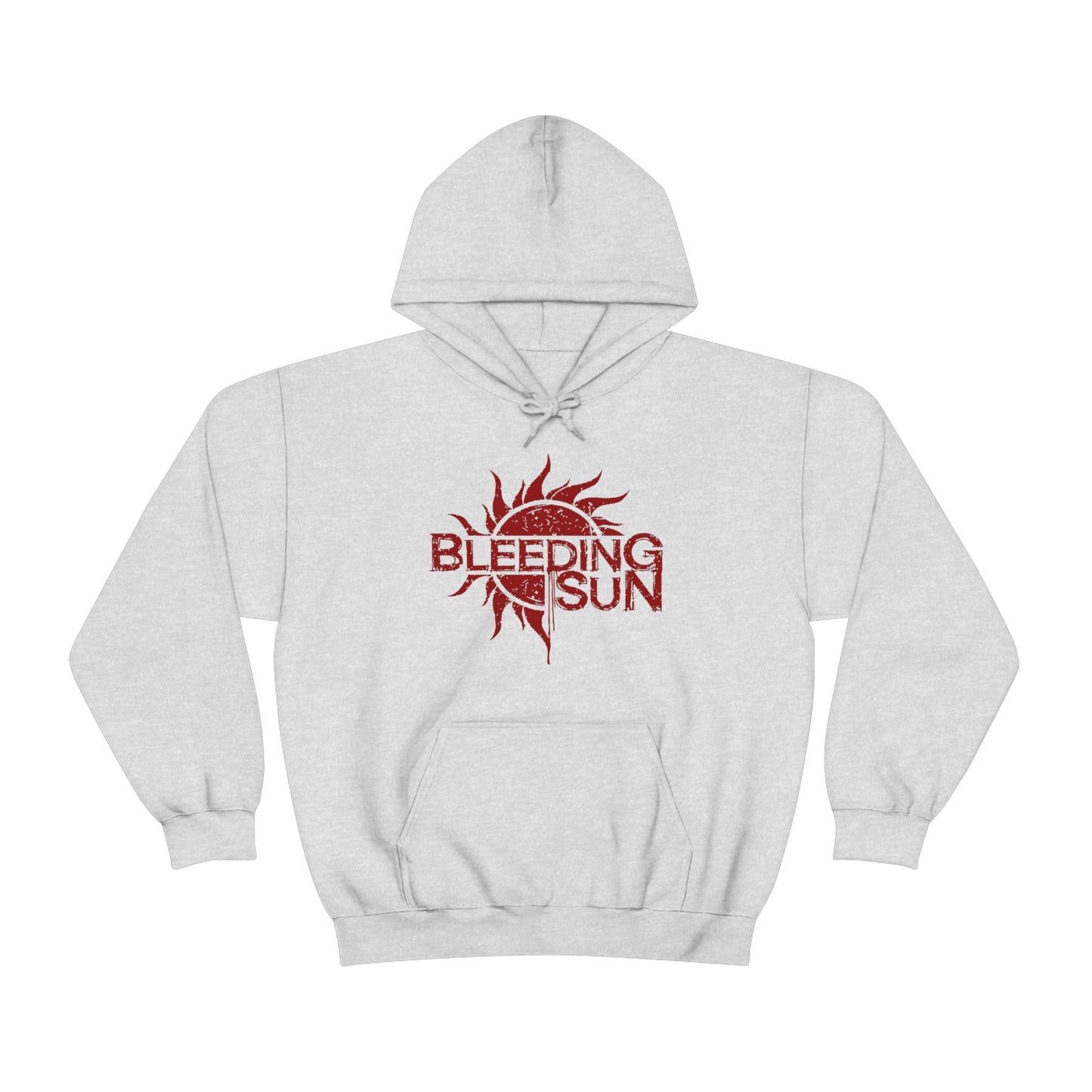 Bleeding Sun Red Logo Unisex Heavy Blend™ Hooded Sweatshirt