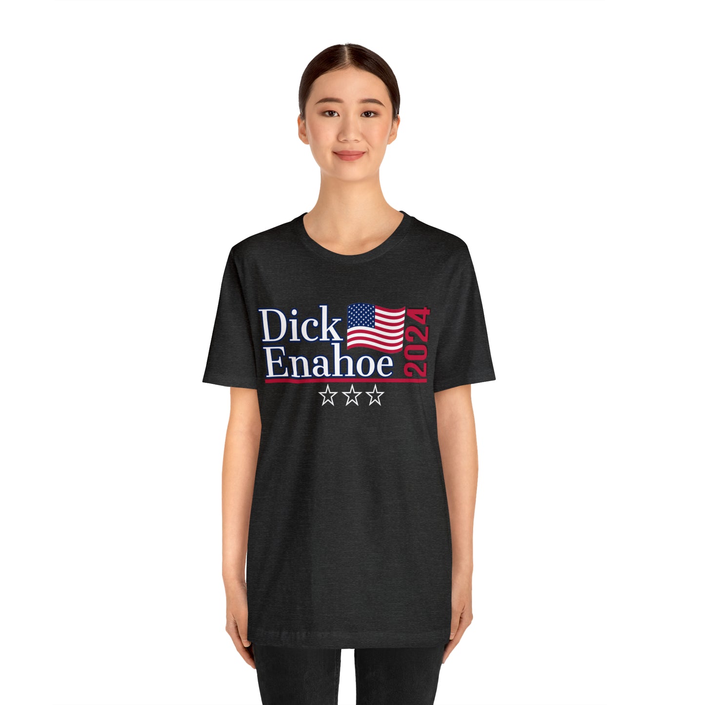 Dick Enahoe Presidential Pun Unisex Jersey Short Sleeve Tee