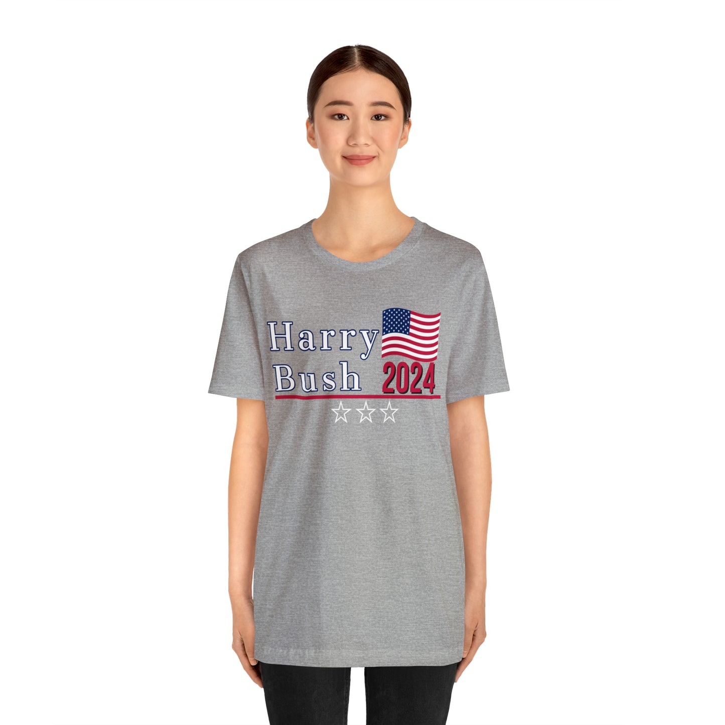 Harry Bush Presidential Pun Unisex Jersey Short Sleeve Tee