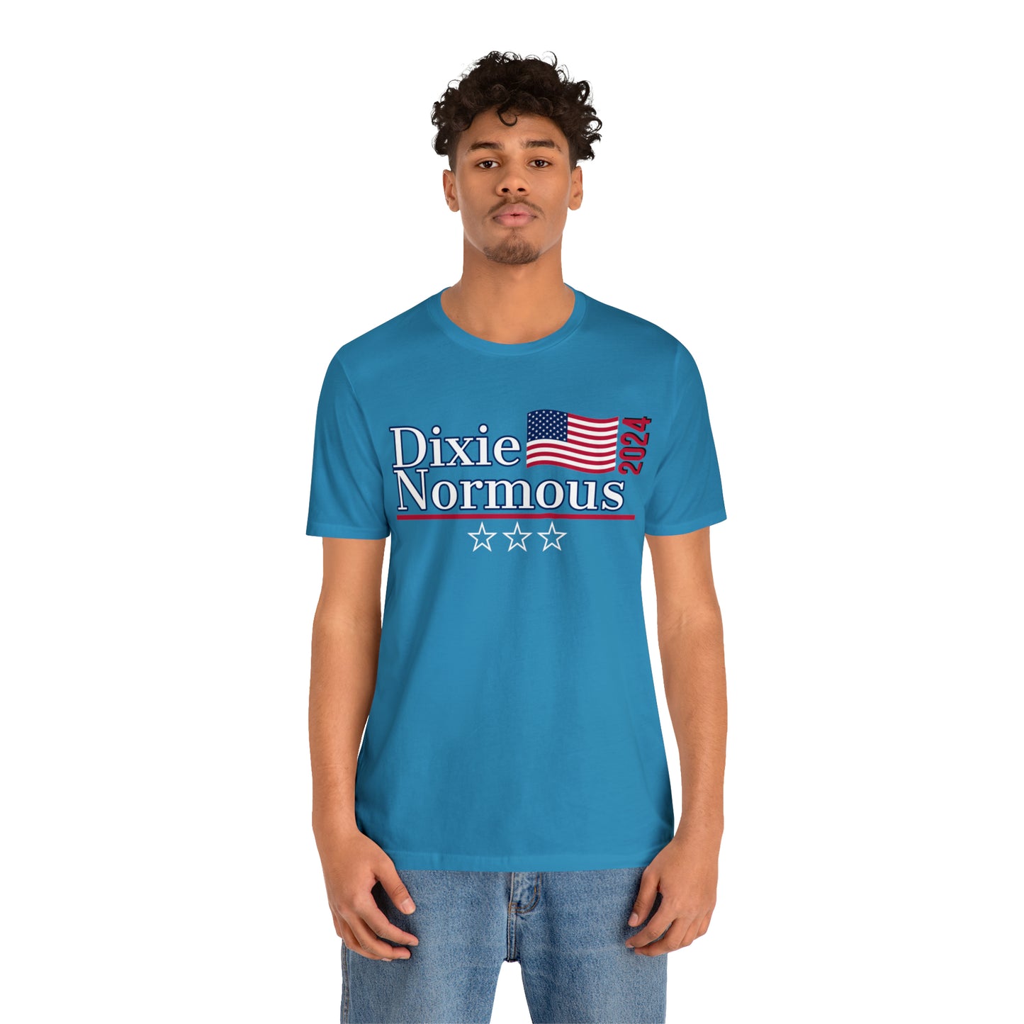 Dixie Normous Presidential Pun Unisex Jersey Short Sleeve Tee