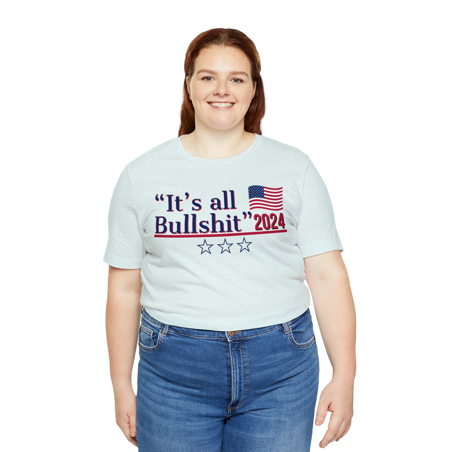 It’s All BS Presidential Pun Unisex Jersey Short Sleeve Tee