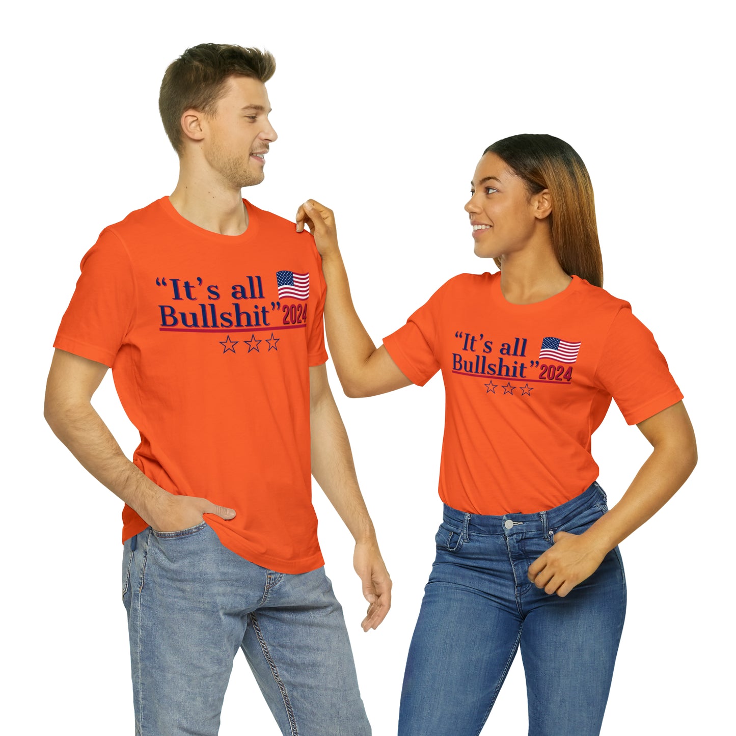 It’s All BS Presidential Pun Unisex Jersey Short Sleeve Tee