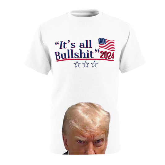 Trumps Watching, It’s all BS Unisex Cut & Sew Tee (AOP)