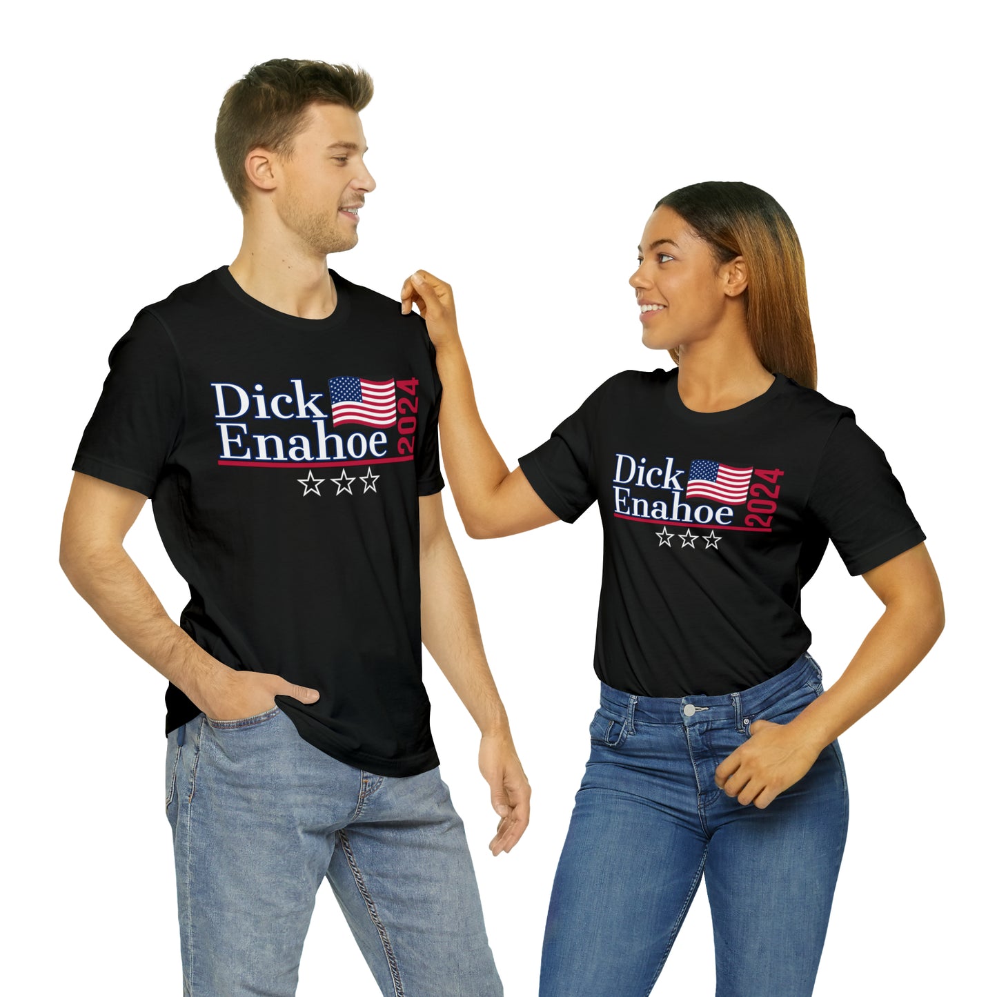 Dick Enahoe Presidential Pun Unisex Jersey Short Sleeve Tee