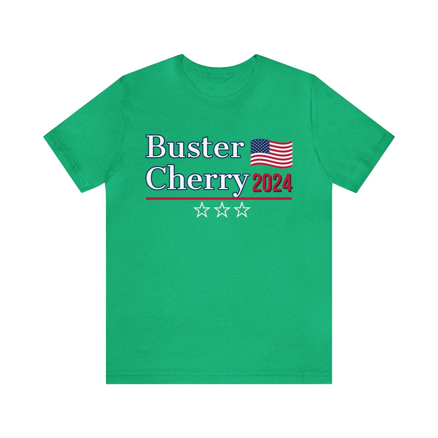 Buster Cherry Presidential Pun Unisex Jersey Short Sleeve Tee