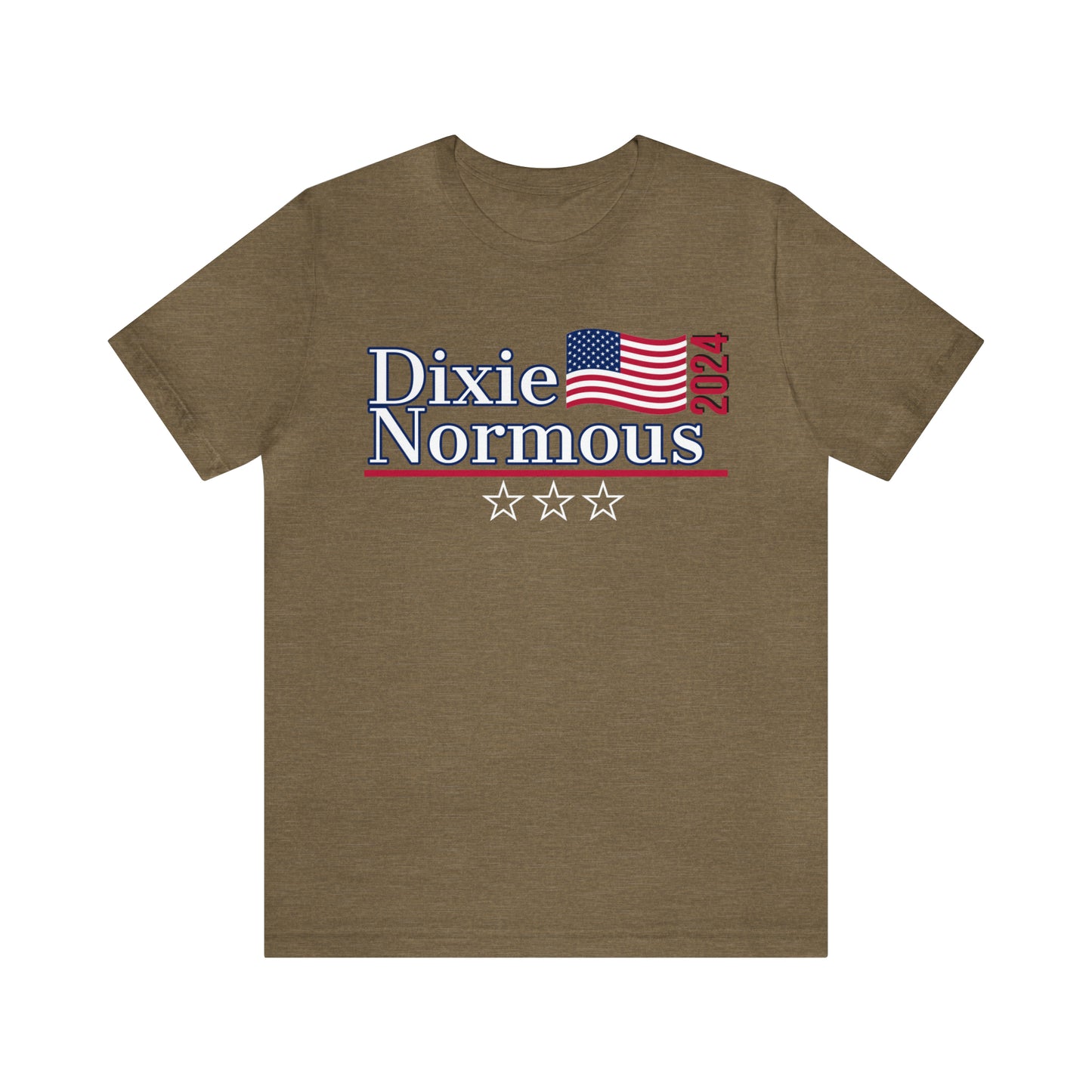 Dixie Normous Presidential Pun Unisex Jersey Short Sleeve Tee