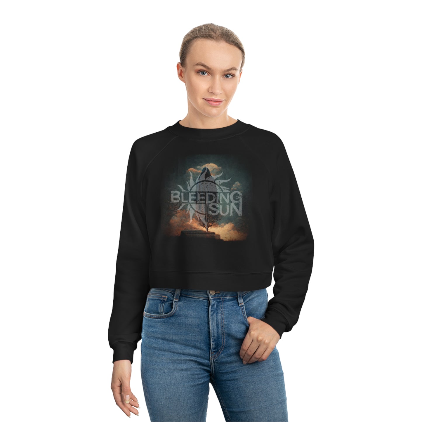 Reaper Women's Cropped Fleece Pullover