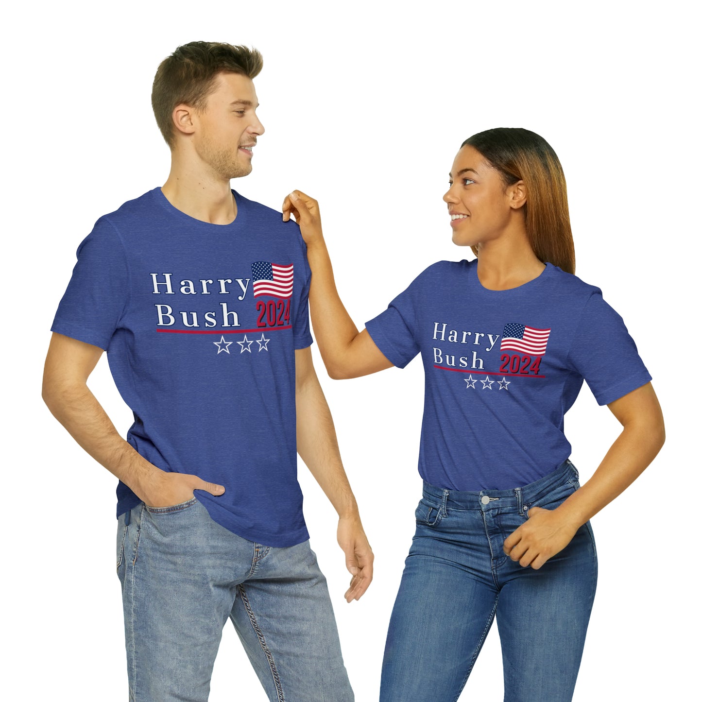 Harry Bush Presidential Pun Unisex Jersey Short Sleeve Tee