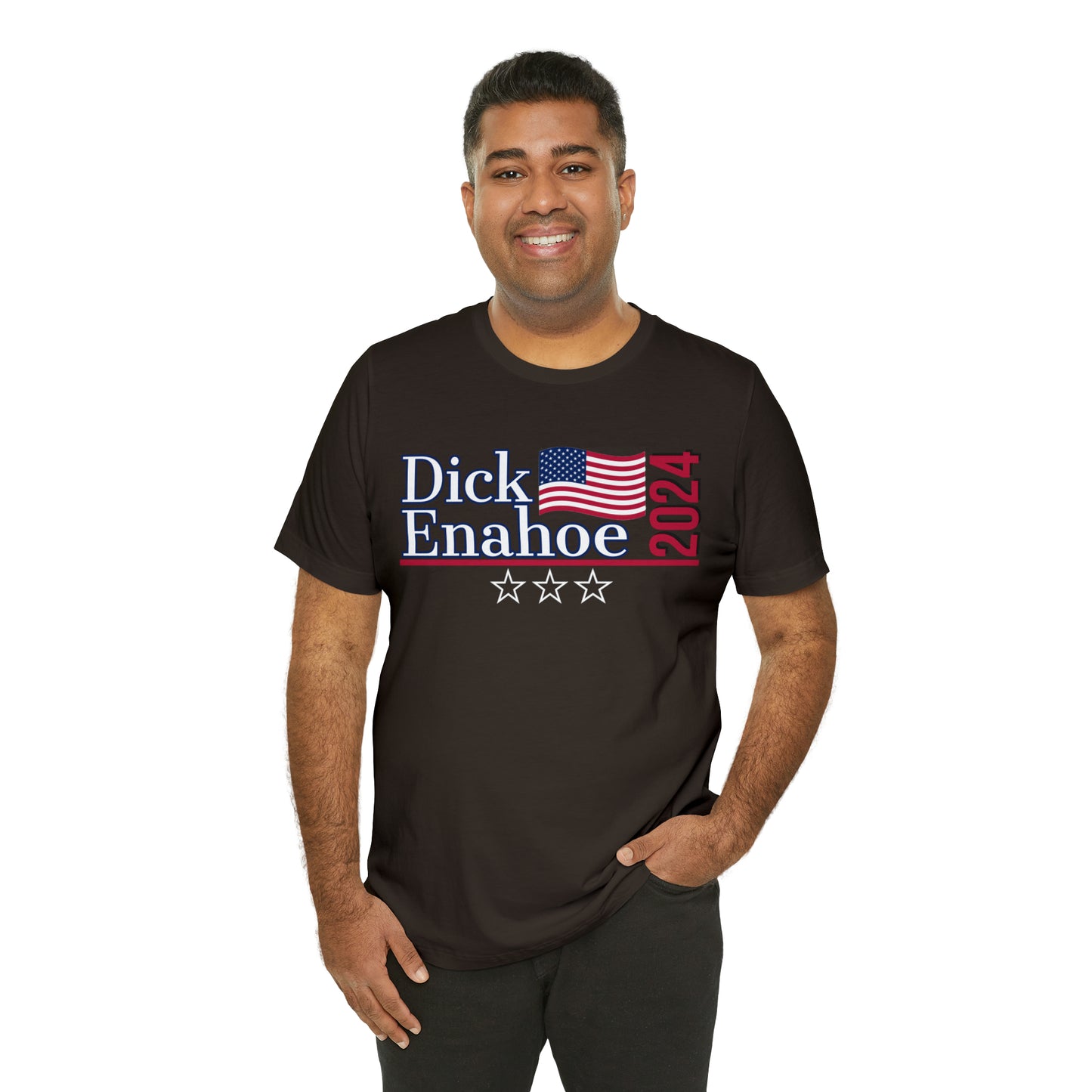 Dick Enahoe Presidential Pun Unisex Jersey Short Sleeve Tee