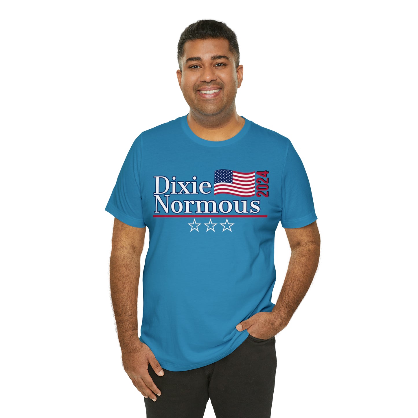 Dixie Normous Presidential Pun Unisex Jersey Short Sleeve Tee