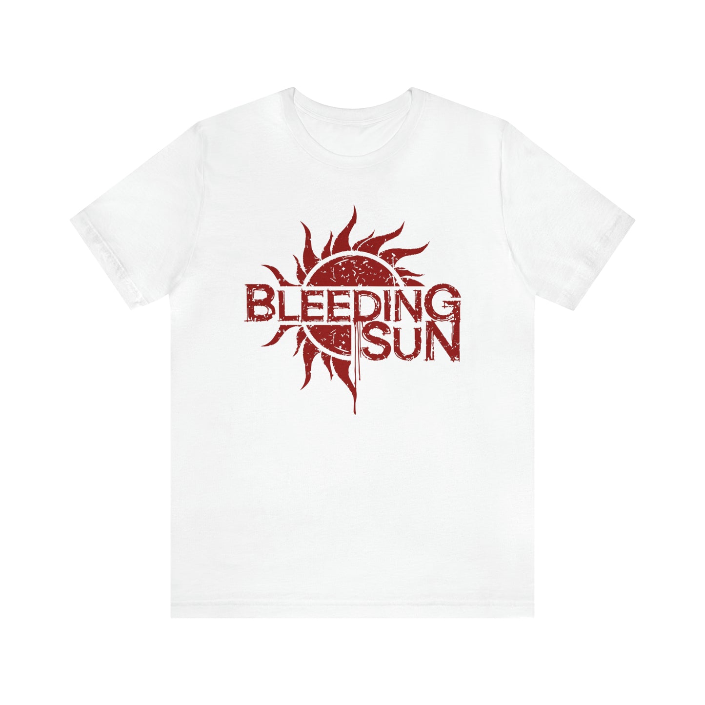 Bleeding Sun Red Logo Unisex Jersey Short Sleeve Tee