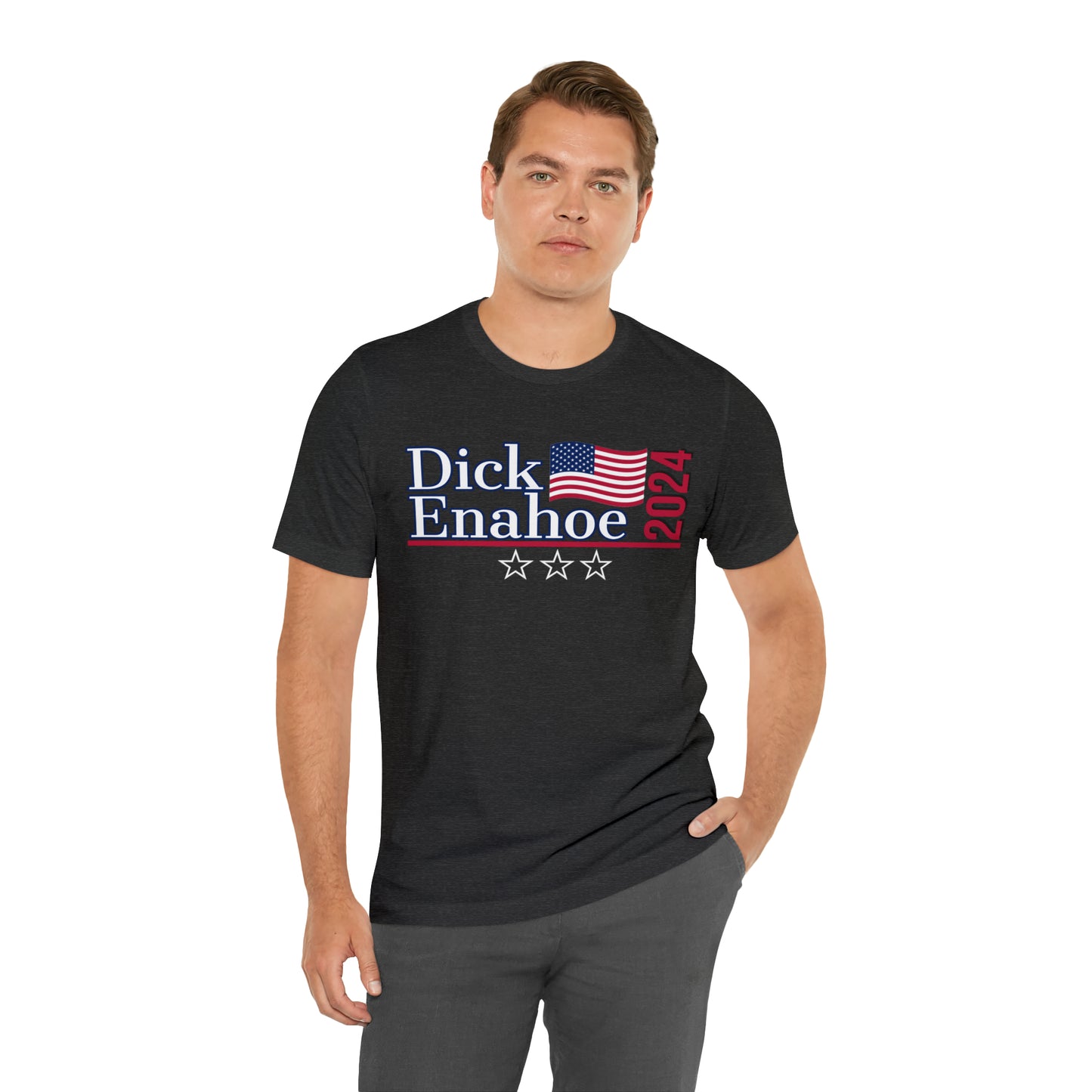 Dick Enahoe Presidential Pun Unisex Jersey Short Sleeve Tee