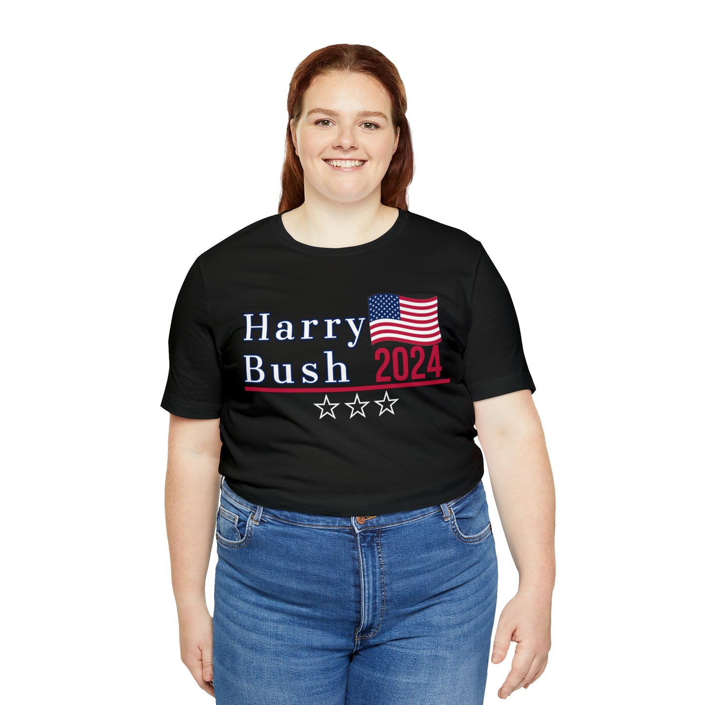 Harry Bush Presidential Pun Unisex Jersey Short Sleeve Tee