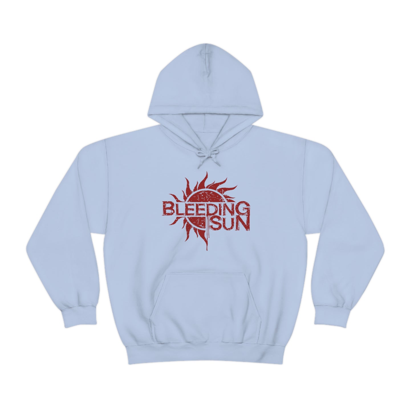 Bleeding Sun Red Logo Unisex Heavy Blend™ Hooded Sweatshirt