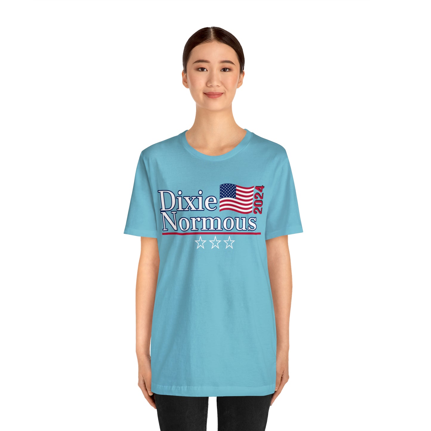 Dixie Normous Presidential Pun Unisex Jersey Short Sleeve Tee