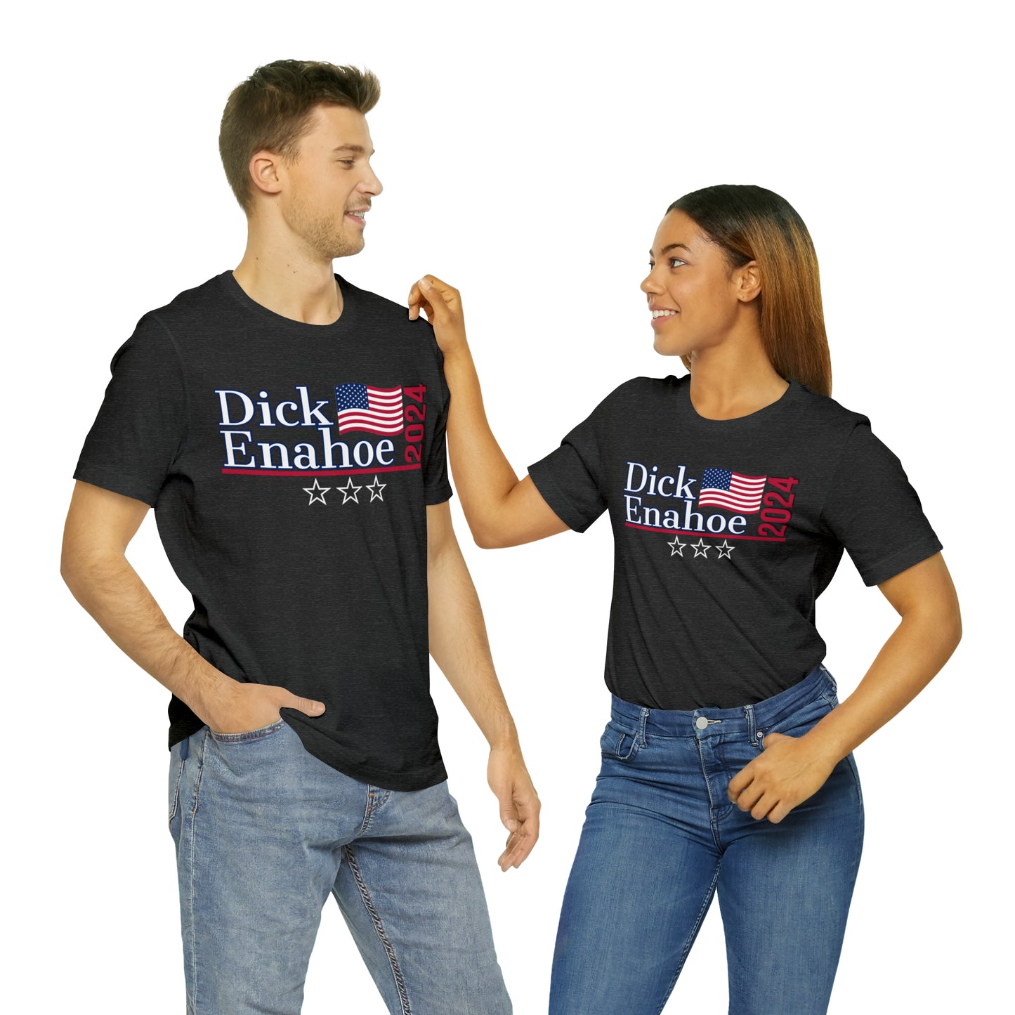 Dick Enahoe Presidential Pun Unisex Jersey Short Sleeve Tee