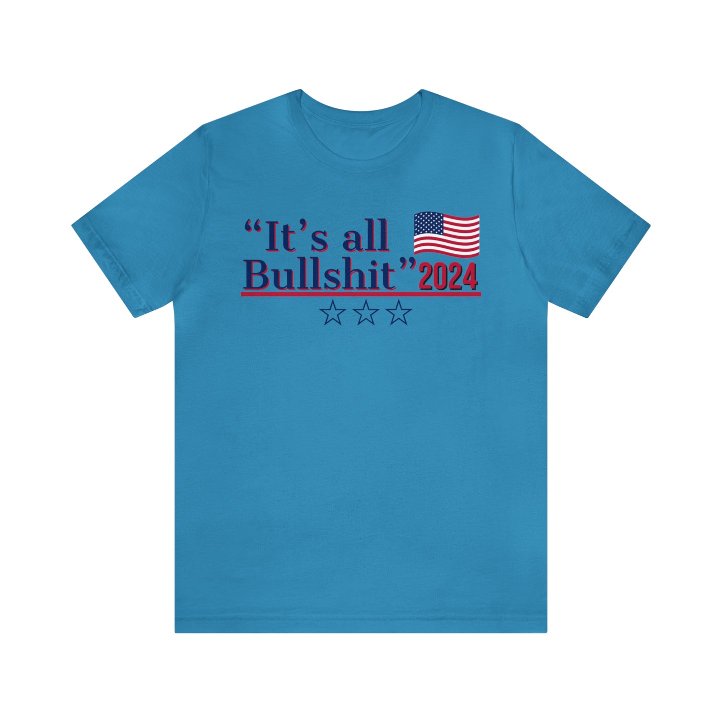 It’s All BS Presidential Pun Unisex Jersey Short Sleeve Tee