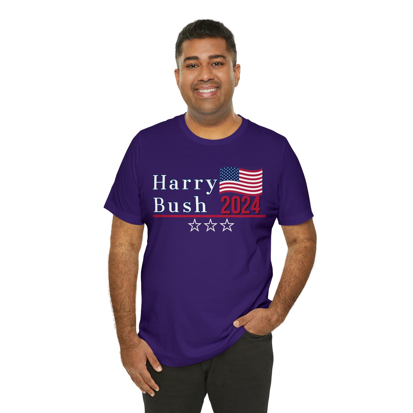 Harry Bush Presidential Pun Unisex Jersey Short Sleeve Tee